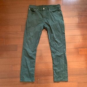 Levi’s Forest Green 511 Slim Fit Jeans 32x30